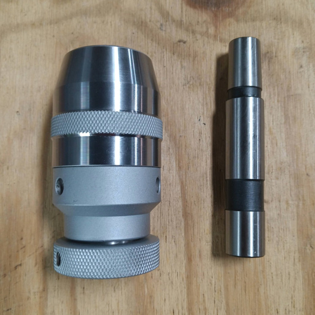 A00P32 Straight Shank Drill Chuck Arbor Partially Ground Shank image 5