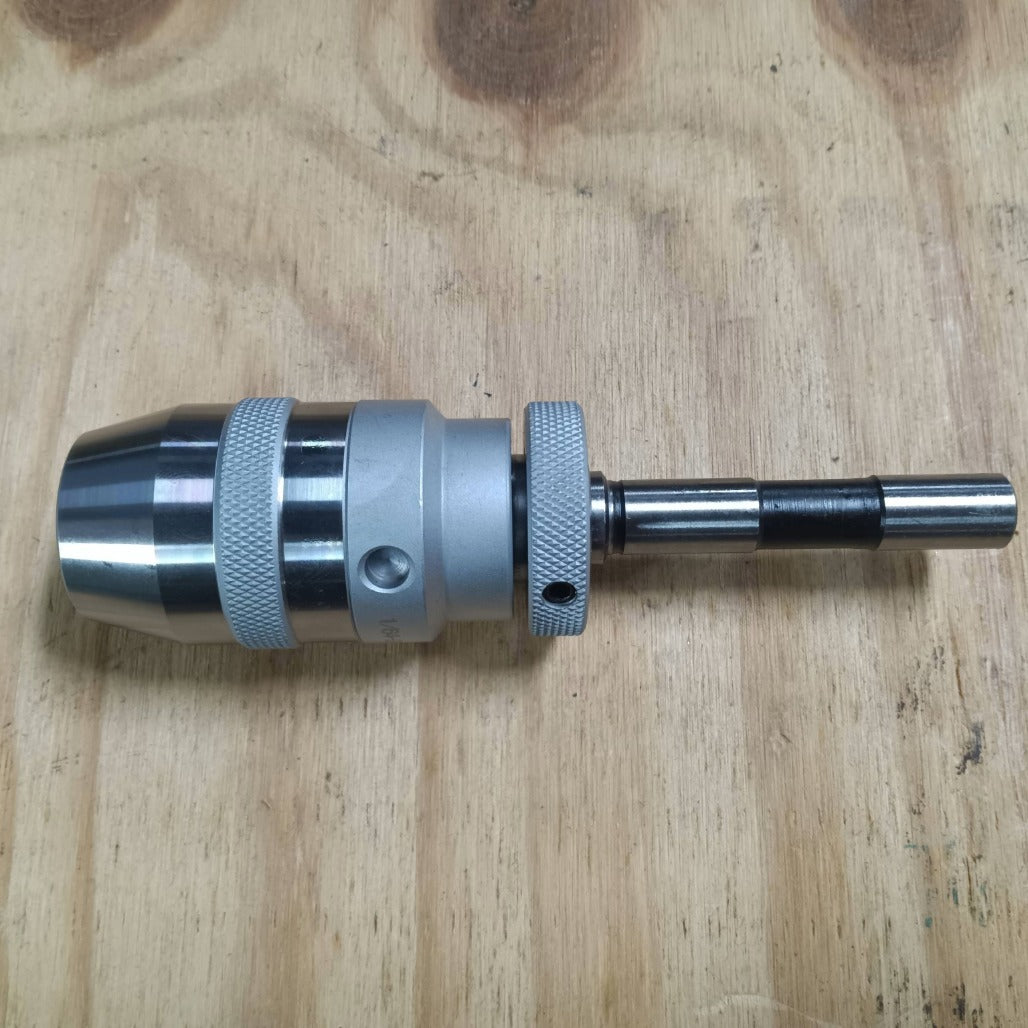 A00P34 Straight Shank Drill Chuck Arbor Partially Ground Shank image 4