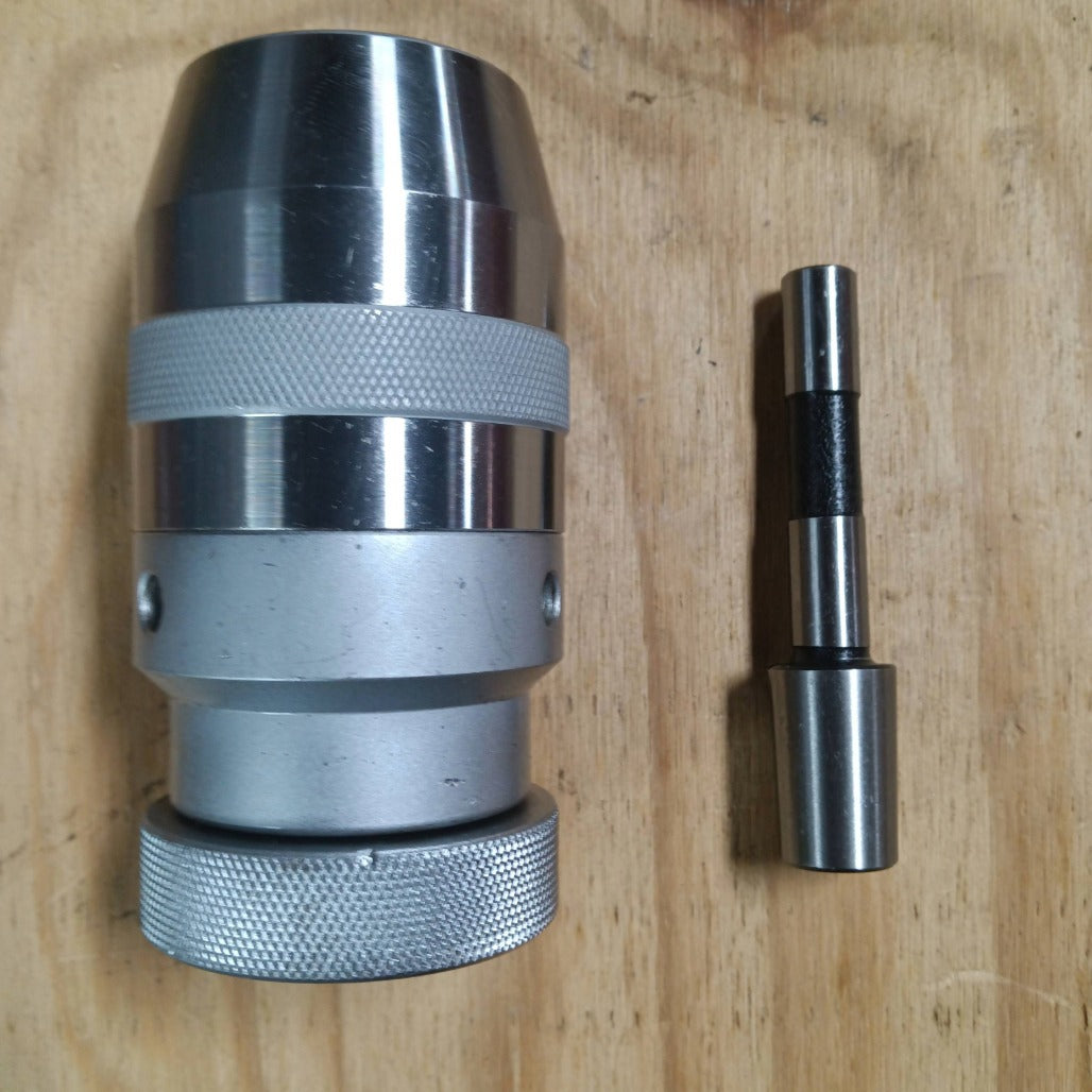 A00P35 Straight Shank Drill Chuck Arbor Partially Ground Shank image 5