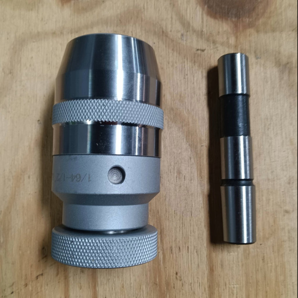 A00P37 Straight Shank Drill Chuck Arbor Partially Ground Shank image 5