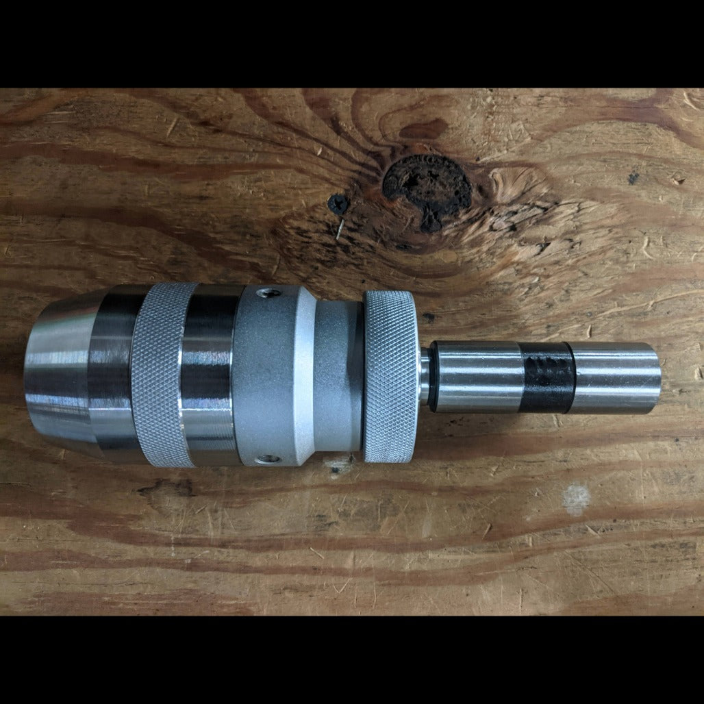 A00P38 Straight Shank Drill Chuck Arbor Partially Ground Shank image 4