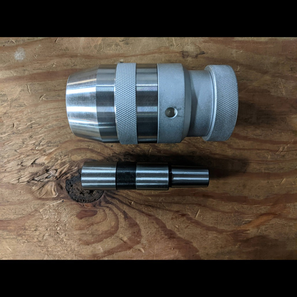 A00P38 Straight Shank Drill Chuck Arbor Partially Ground Shank image 5