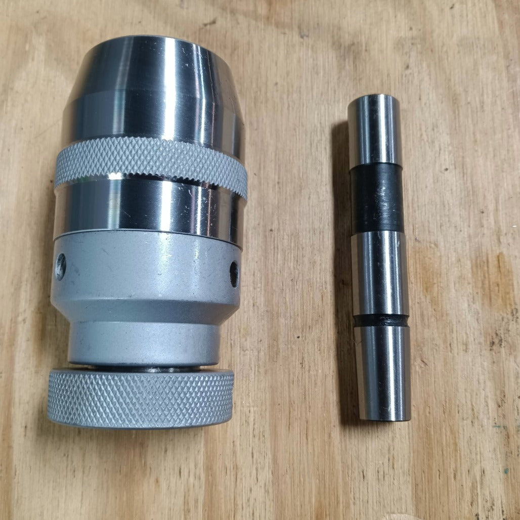 A00P39 Straight Shank Drill Chuck Arbor Partially Ground Shank image 5