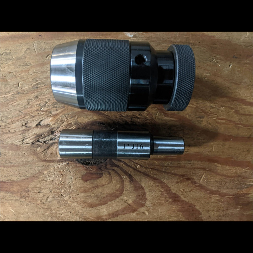 A00P40 Straight Shank Drill Chuck Arbor Partially Ground Shank image 5