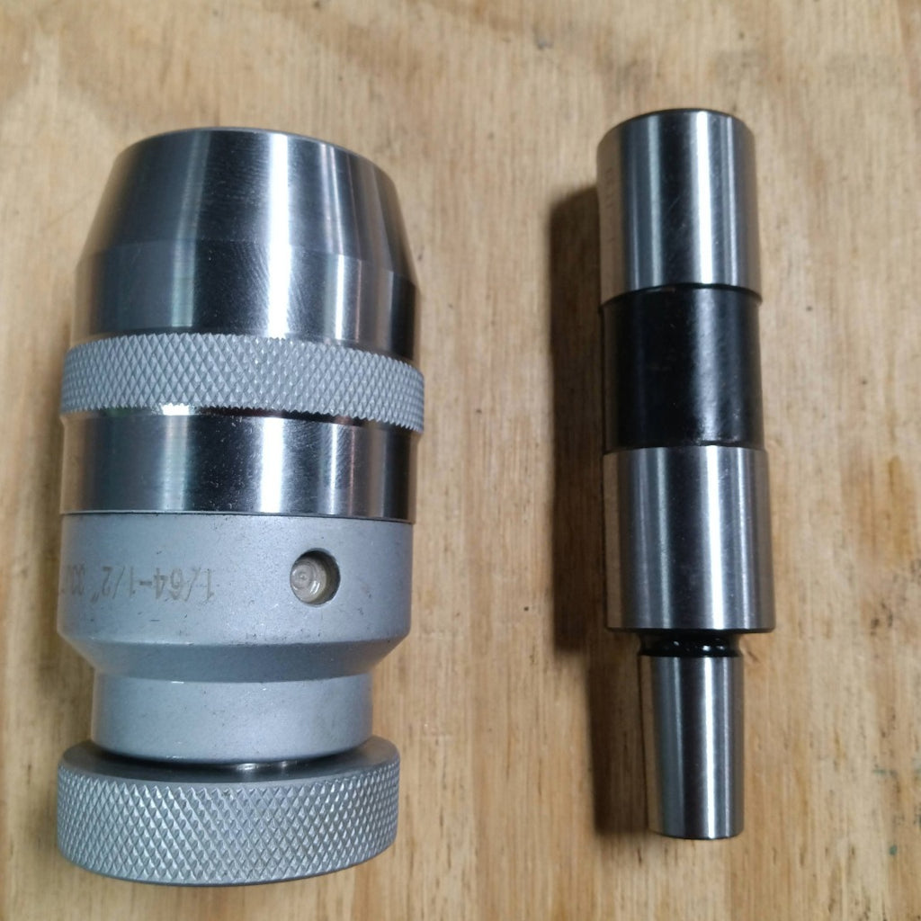 A00P41 Straight Shank Drill Chuck Arbor Partially Ground Shank image 5