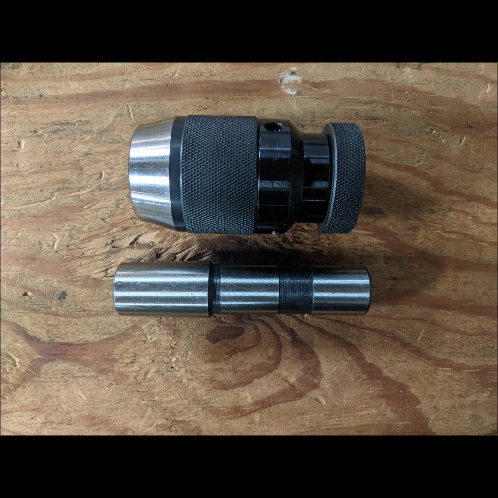 A00P42 Straight Shank Drill Chuck Arbor Partially Ground Shank image 5