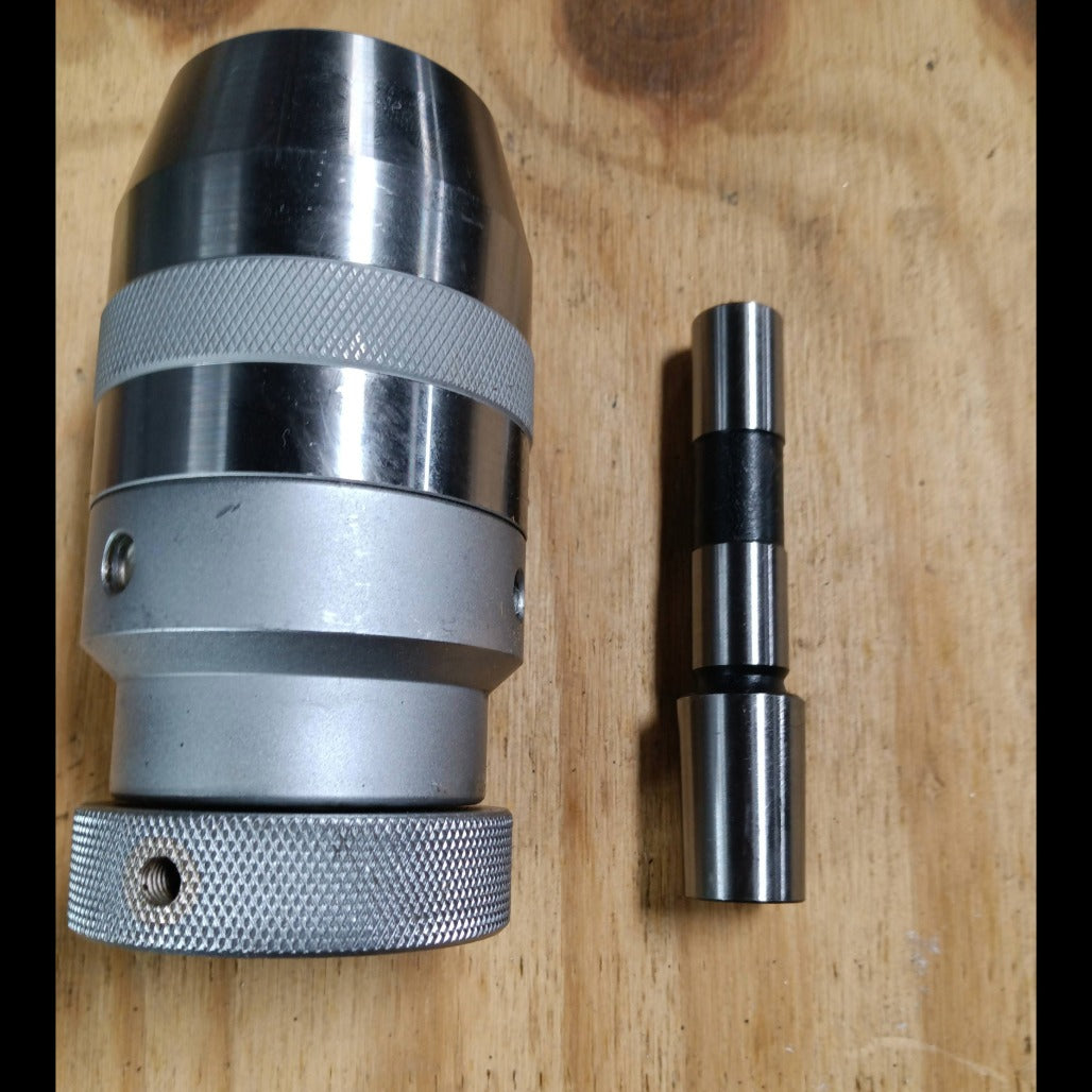 A00P44 Straight Shank Drill Chuck Arbor Partially Ground Shank image 5