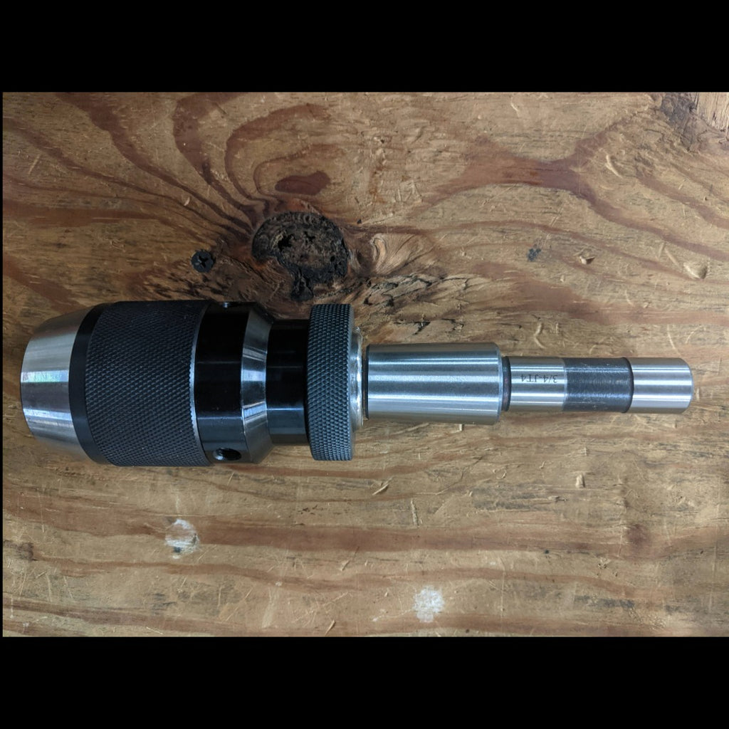 A00P47 Straight Shank Drill Chuck Arbor Partially Ground Shank image 4