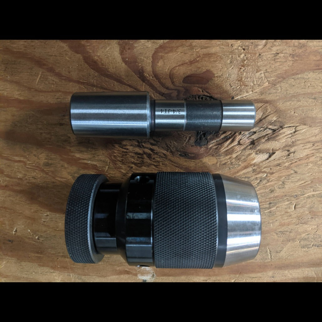 A00P47 Straight Shank Drill Chuck Arbor Partially Ground Shank image 5