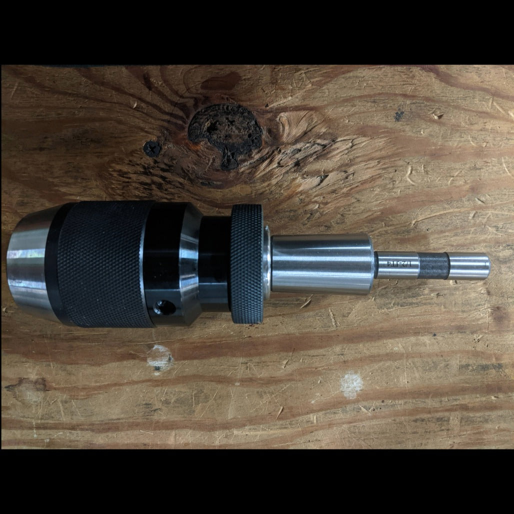 A00P48 Straight Shank Drill Chuck Arbor Partially Ground Shank image 4