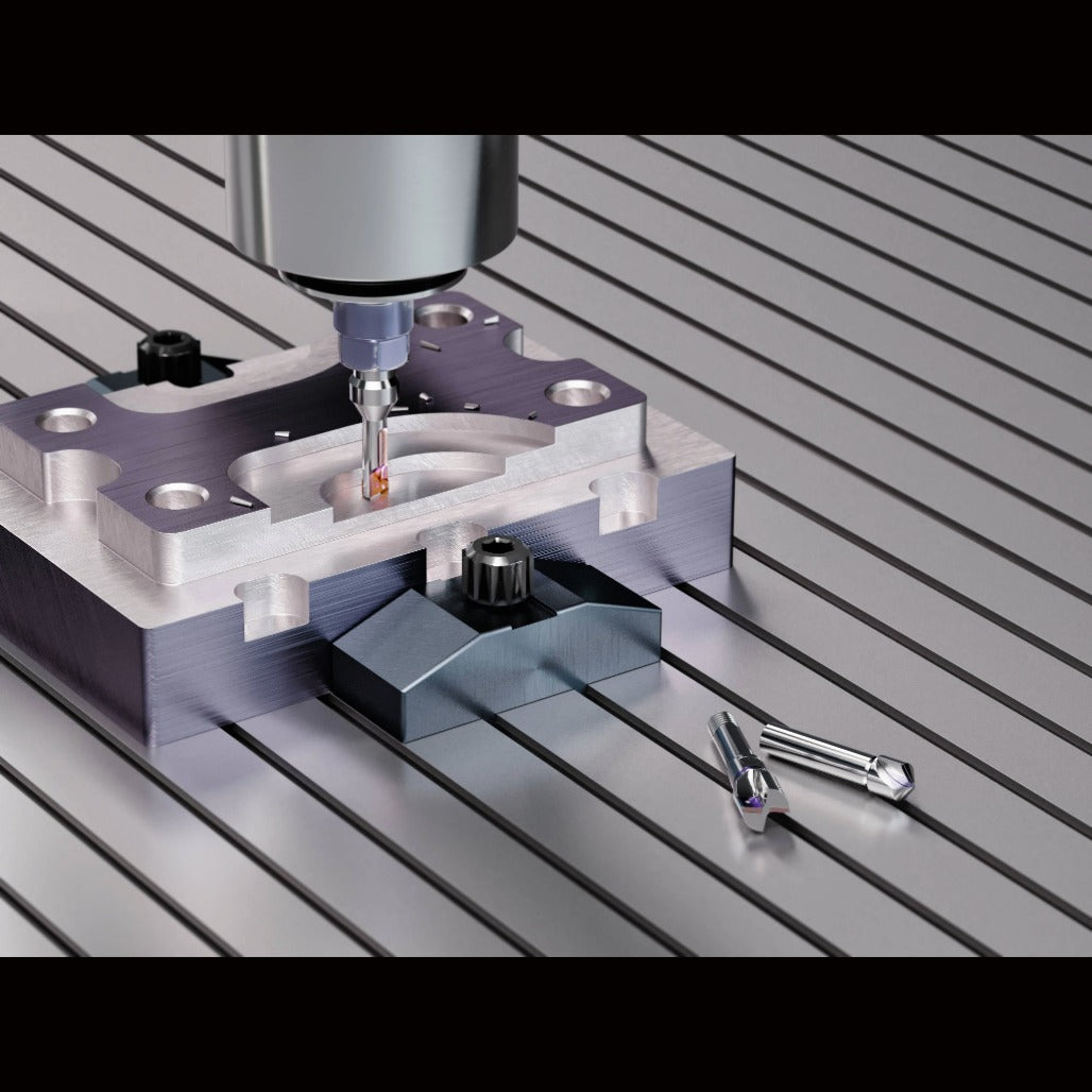ER 16 CAT50 COLLET CHUCK X 8"  G2.5 X 25,000 RPM (0.0001 T.I.R.) With Hex Nut Shop'sChoice™