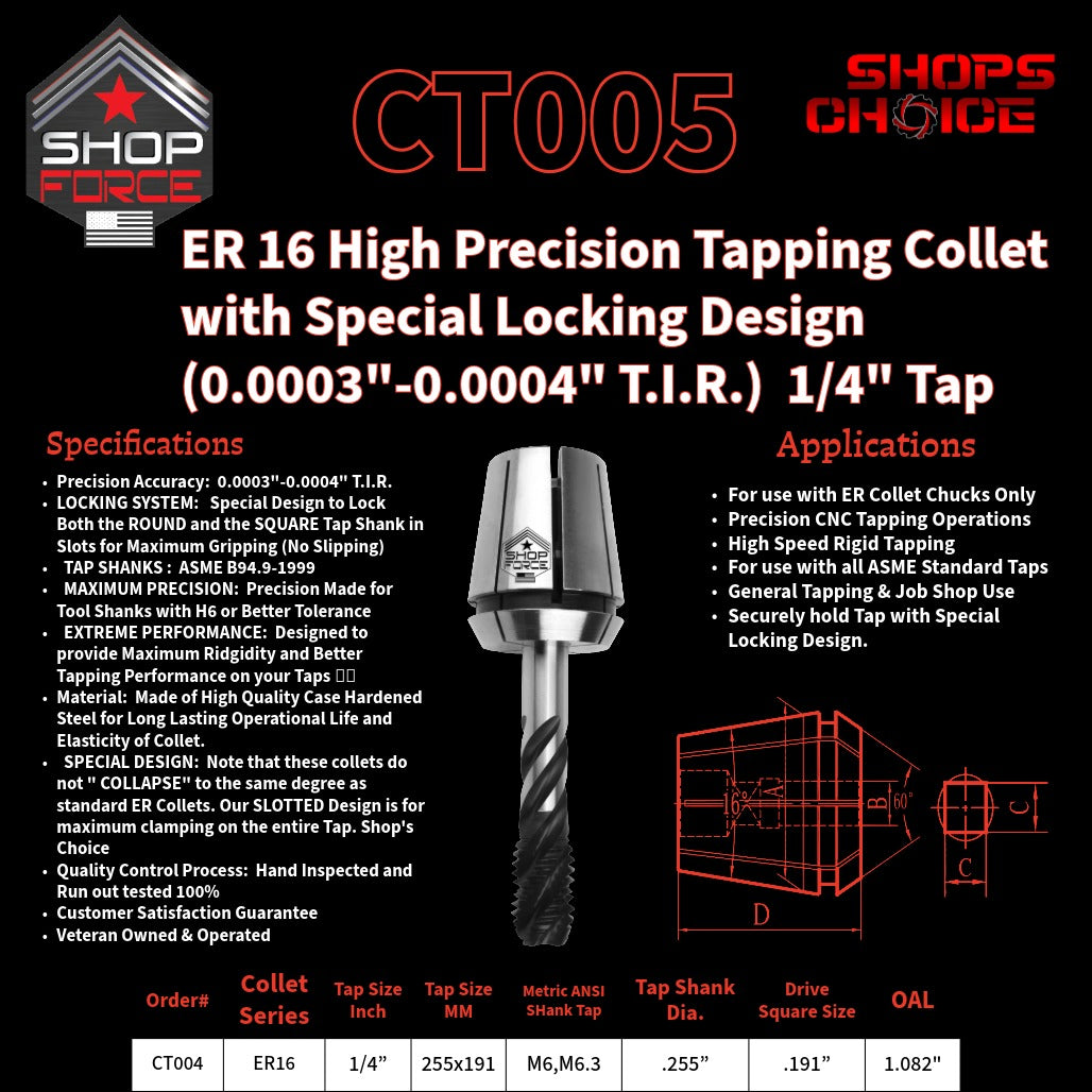 CT005 tapping collet image 2