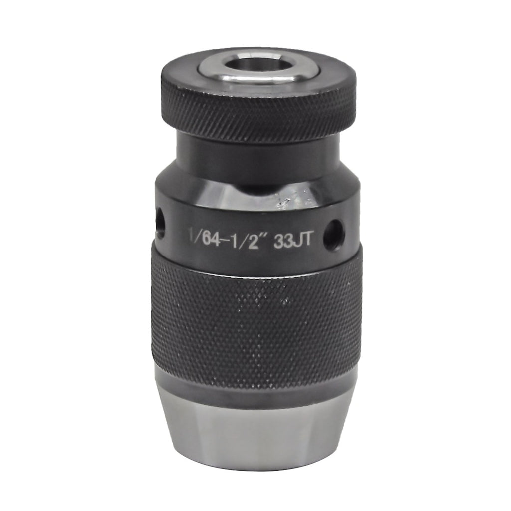4. High-quality industrial keyless drill chucks with 4,000 RPM, self-tightening design, precision ground, and heat-treated for heavy-duty industrial use, ideal for professional drilling applications.
