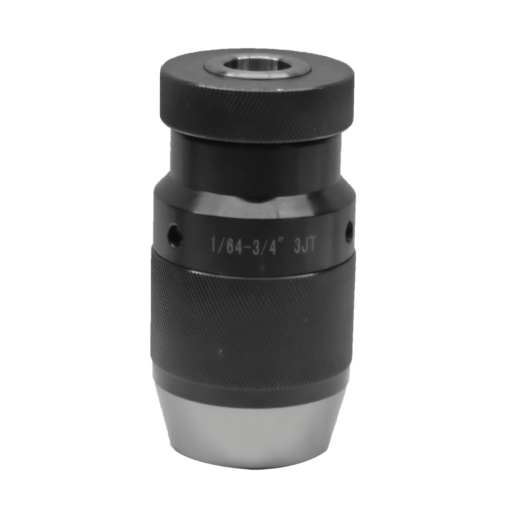 4. High-quality industrial keyless drill chucks with 4,000 RPM, self-tightening design, precision ground, and heat-treated for heavy-duty industrial use, ideal for professional drilling applications.