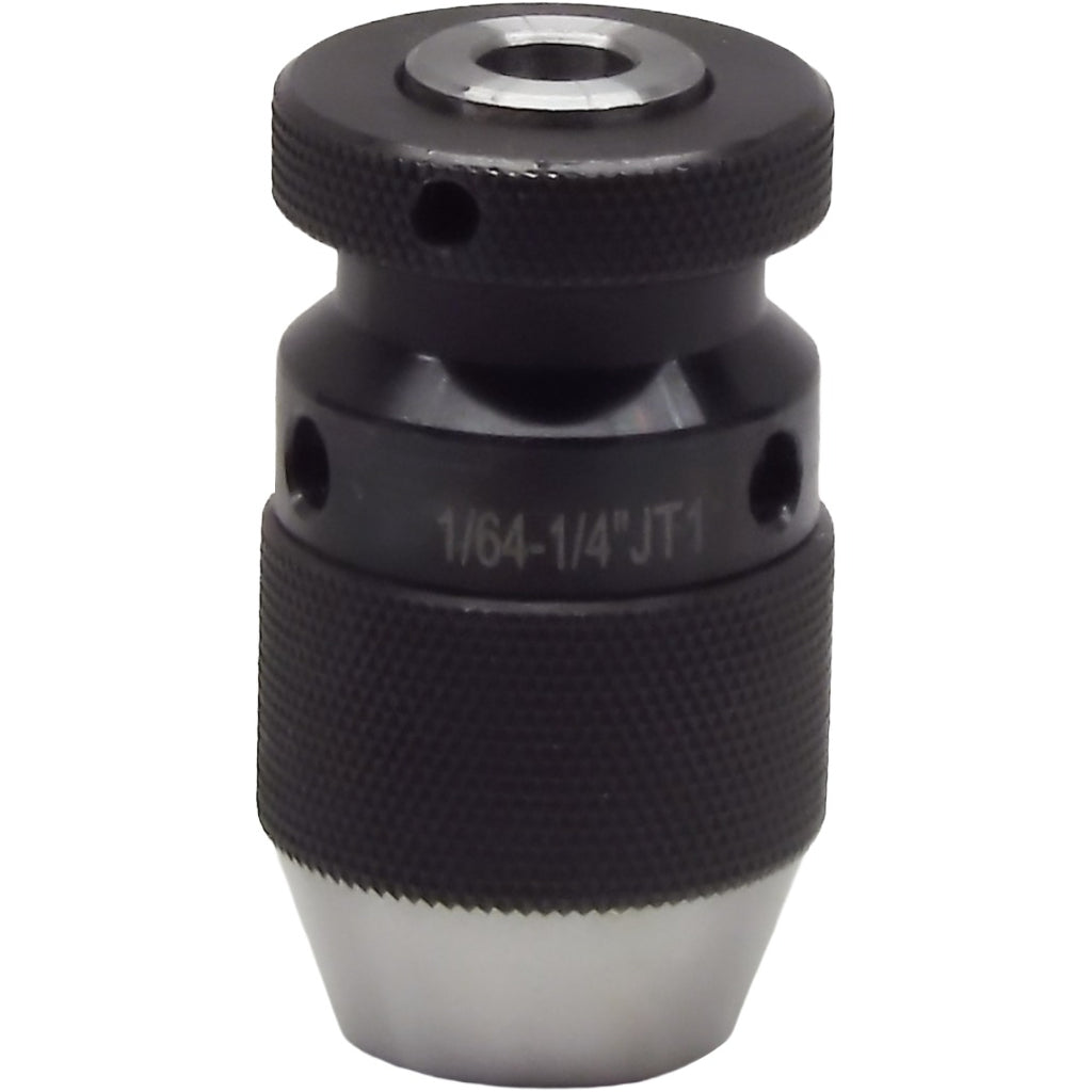 4. High-precision heavy-duty keyless drill chucks with 4000 RPM, self-tightening feature, and heat-treated ground for industrial drilling applications.