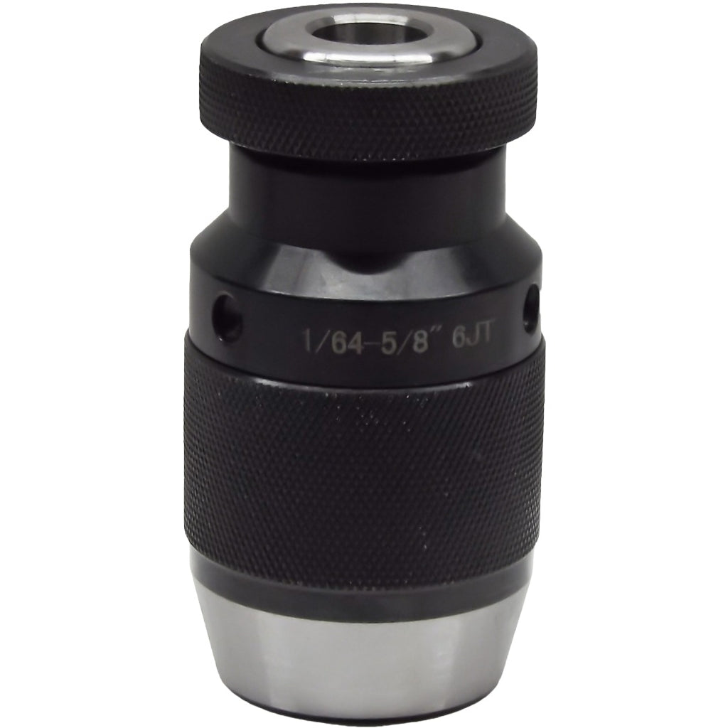 4. High-precision heavy-duty keyless drill chucks with 4000 RPM, self-tightening feature, and heat-treated ground for industrial drilling applications.