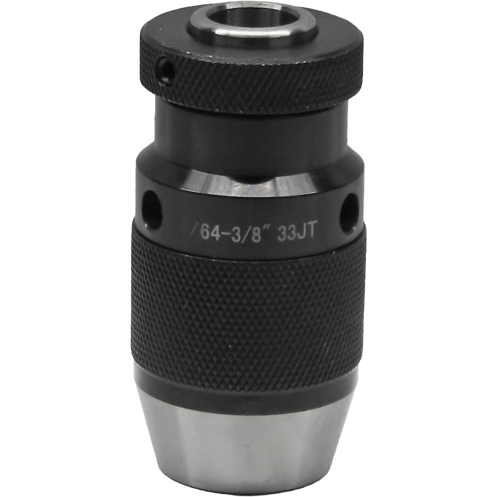 4. High-precision heavy-duty keyless drill chucks with 4000 RPM, self-tightening feature, and heat-treated ground for industrial drilling applications.
