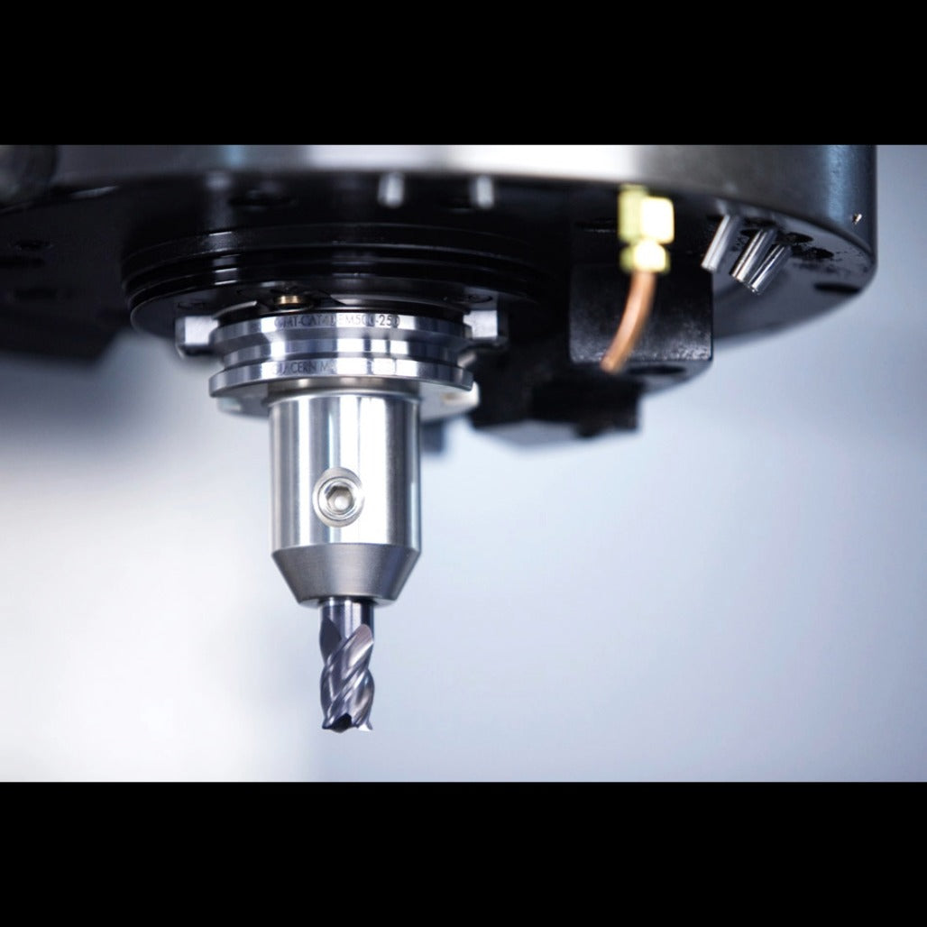 6. Durable end mill holder with adjustable clamp sizes for precise machining - Shop Force CAT40 tools for optimal performance.