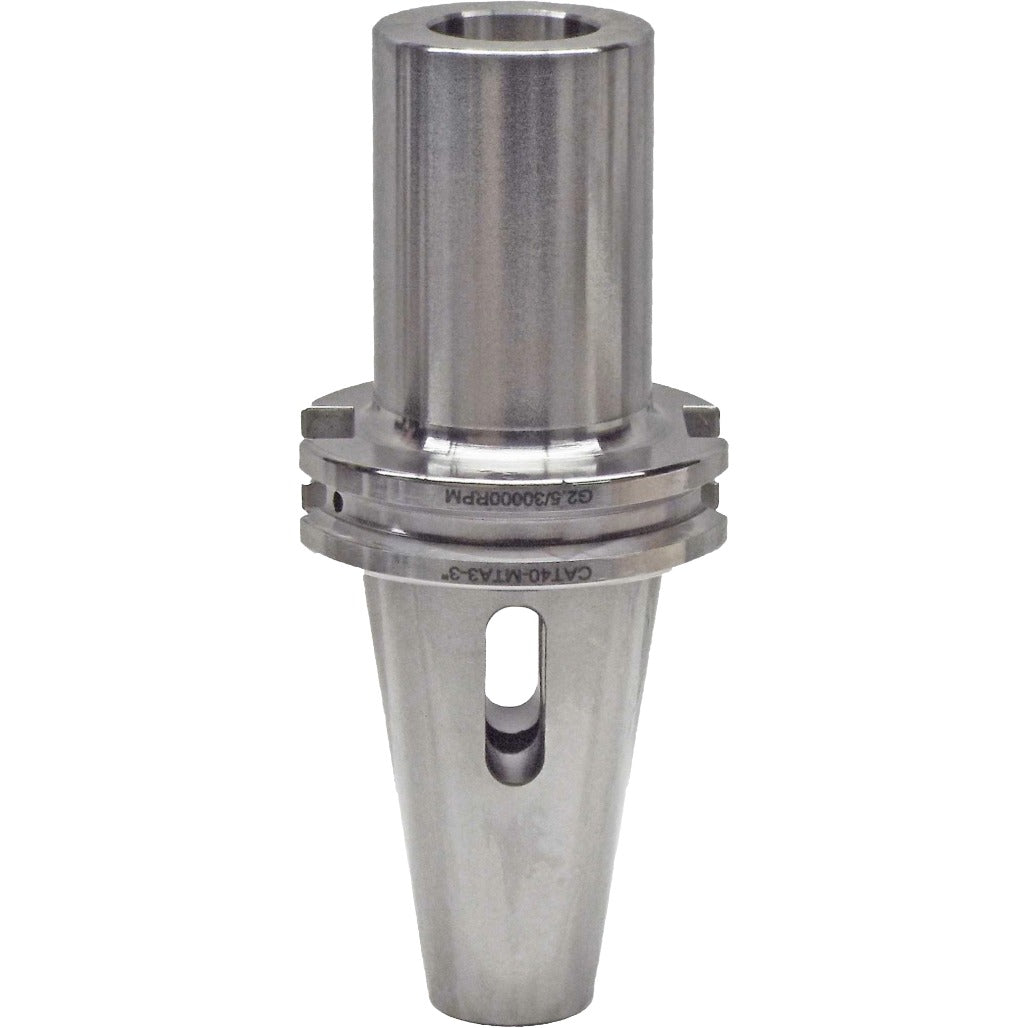 Morse Taper CAT40 Adapter for CNC machines, alloy steel precision tool, compatible with shop force industrial equipment, high-performance machining accessory.