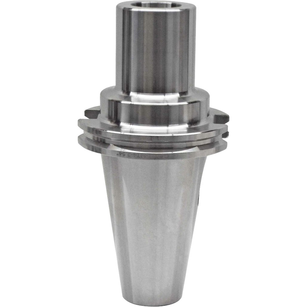 Morse Taper CAT50 Adapter for CNC machines, featuring coolant through spindle and balanced G2.5 at 20,000 RPM, ideal for precise tooling and high-speed machining.