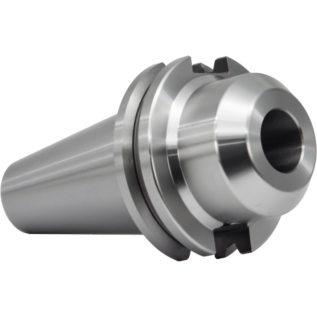High-precision industrial tool holder for CNC machining, made of durable steel, designed for precision and stability. Suitable for high-speed manufacturing and metalworking applications.