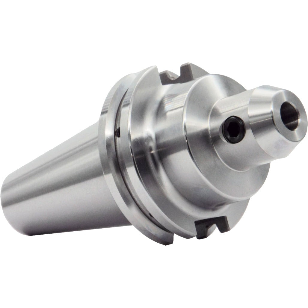 High-quality end mill holders for CNC machining, featuring detailed specifications and sizes, ensuring precision and stability in industrial tooling applications.