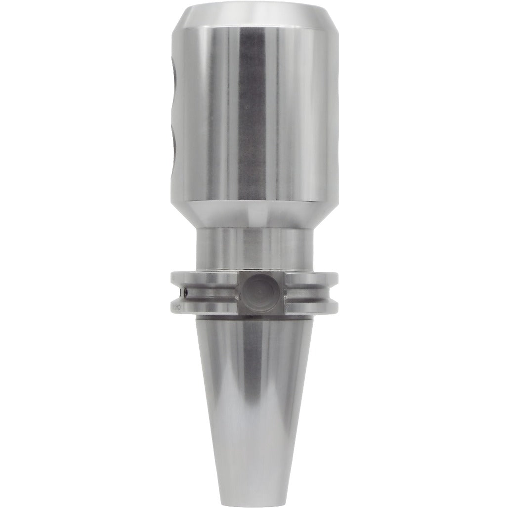 High-precision end mill holders from Shop Force featuring tapered runout, balanced G2.5 rotation, and high-quality chrome alloy steel for optimal cutting performance and durability in machining applications.