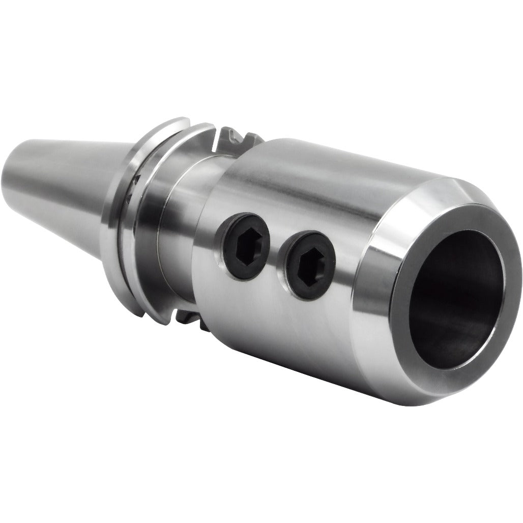 High-precision industrial machine tool holder, durable steel construction with precision machining for CNC machining centers and manufacturing applications.