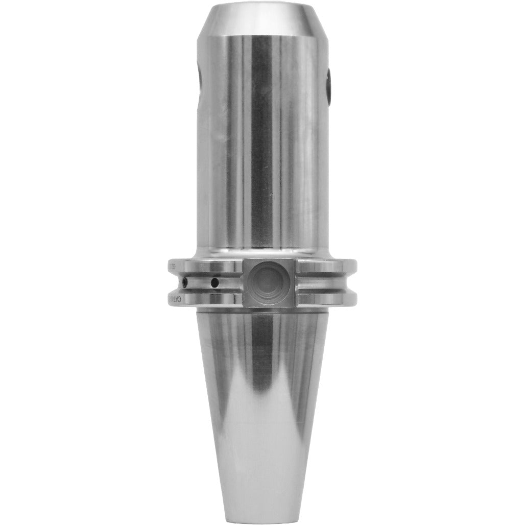 Premium CNC end mill holders for precise machining, featuring Taper to Taper runout, balanced G2.5 at 30,000 RPM, and high-quality chrome alloy steel construction for durability and accuracy.