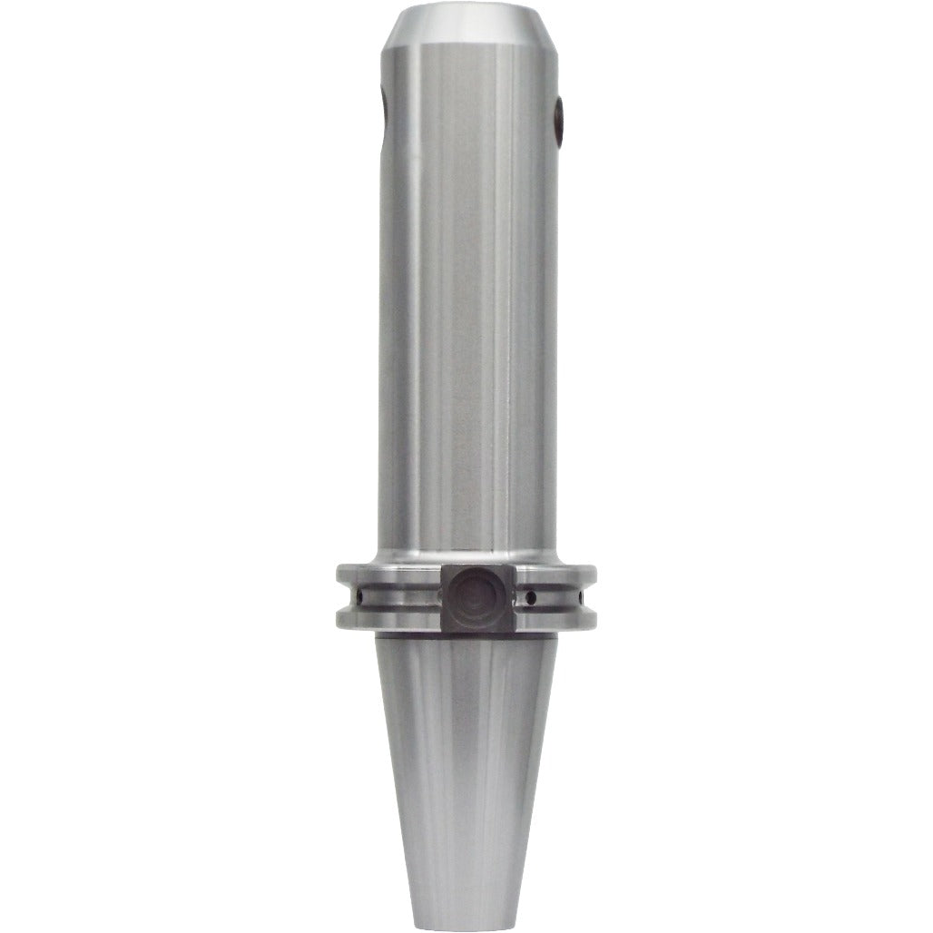 Premium CNC end mill holders for precise machining, featuring Taper to Taper runout, balanced G2.5 at 30,000 RPM, and high-quality chrome alloy steel construction for durability and accuracy.