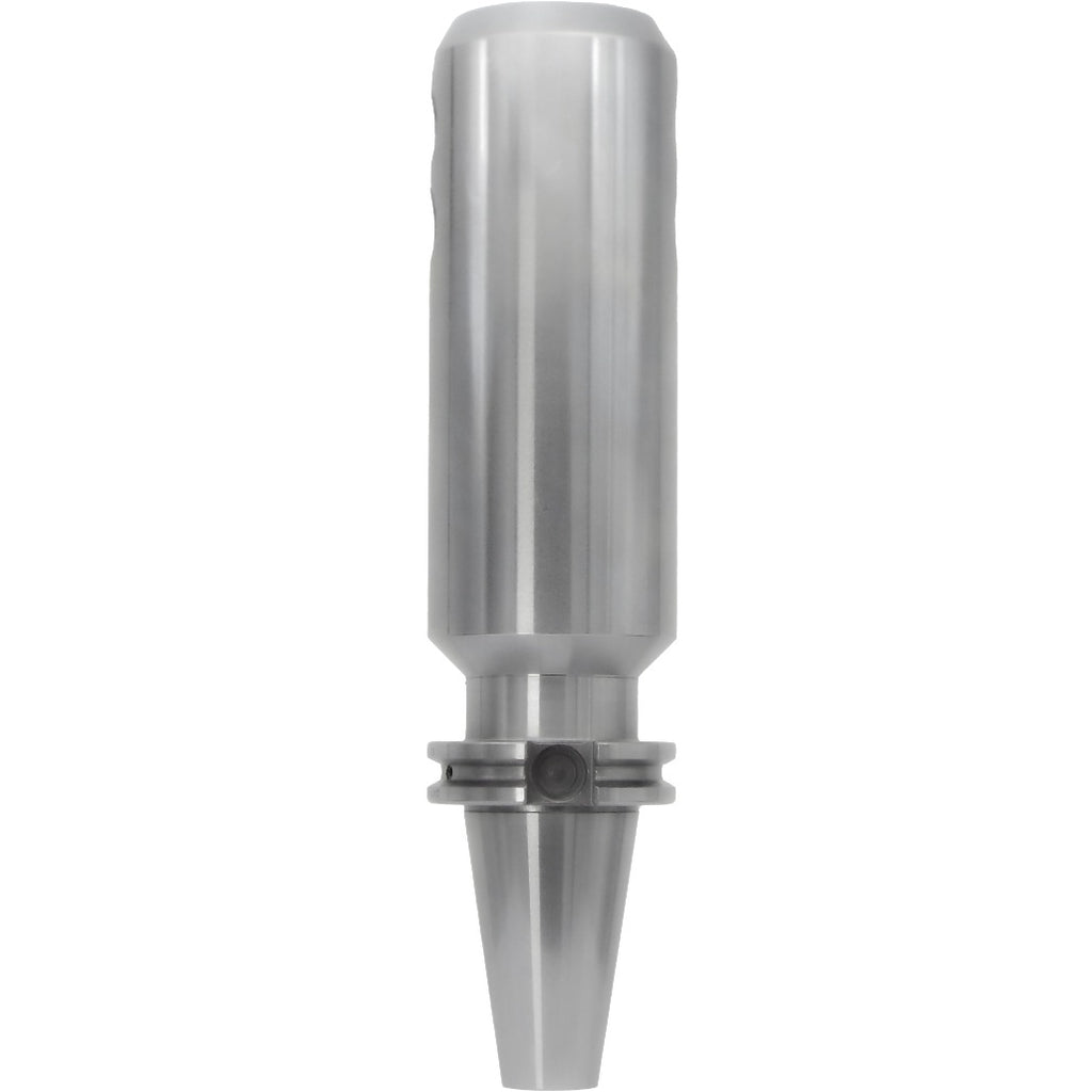 High-precision end mill holders from Shop Force featuring tapered runout, balanced G2.5 rotation, and high-quality chrome alloy steel for optimal cutting performance and durability in machining applications.