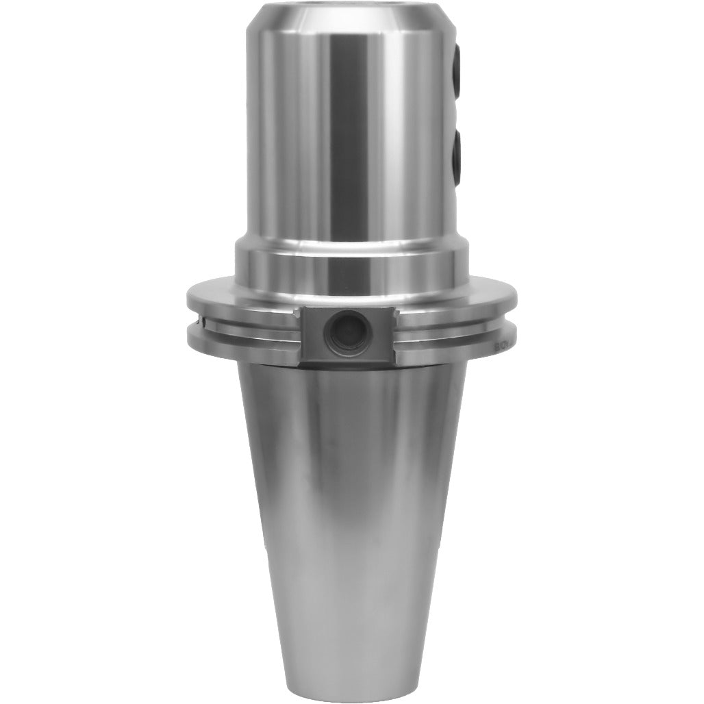 End mill holders CAT50 for precise machining, featuring taper-to-taper runout, coolant through spindle, and high-speed hardened steel construction. Ideal for CNC and metalworking applications.