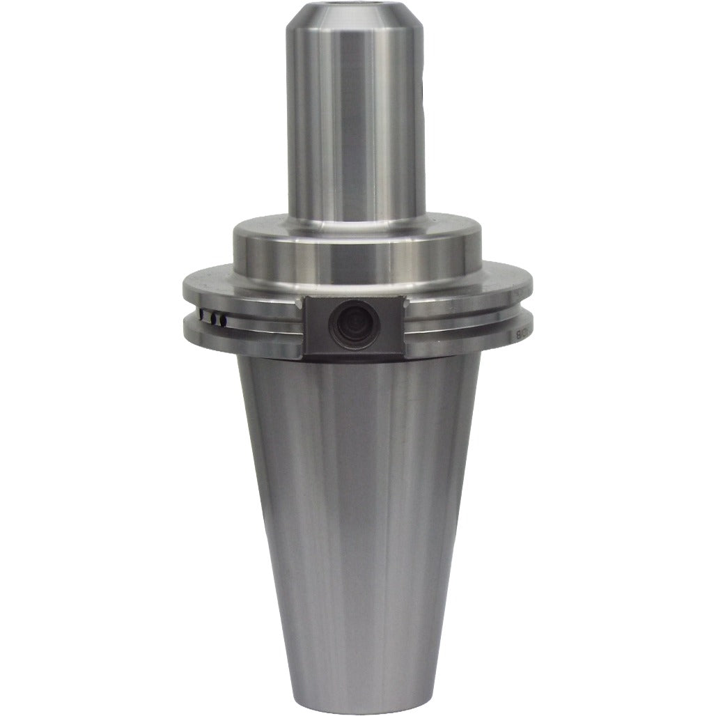 High-precision end mill holders for CNC machines, featuring Taper-to-taper runout under 0.0002", AD+B coolant passage, and alloy steel construction for maximum durability and accuracy.