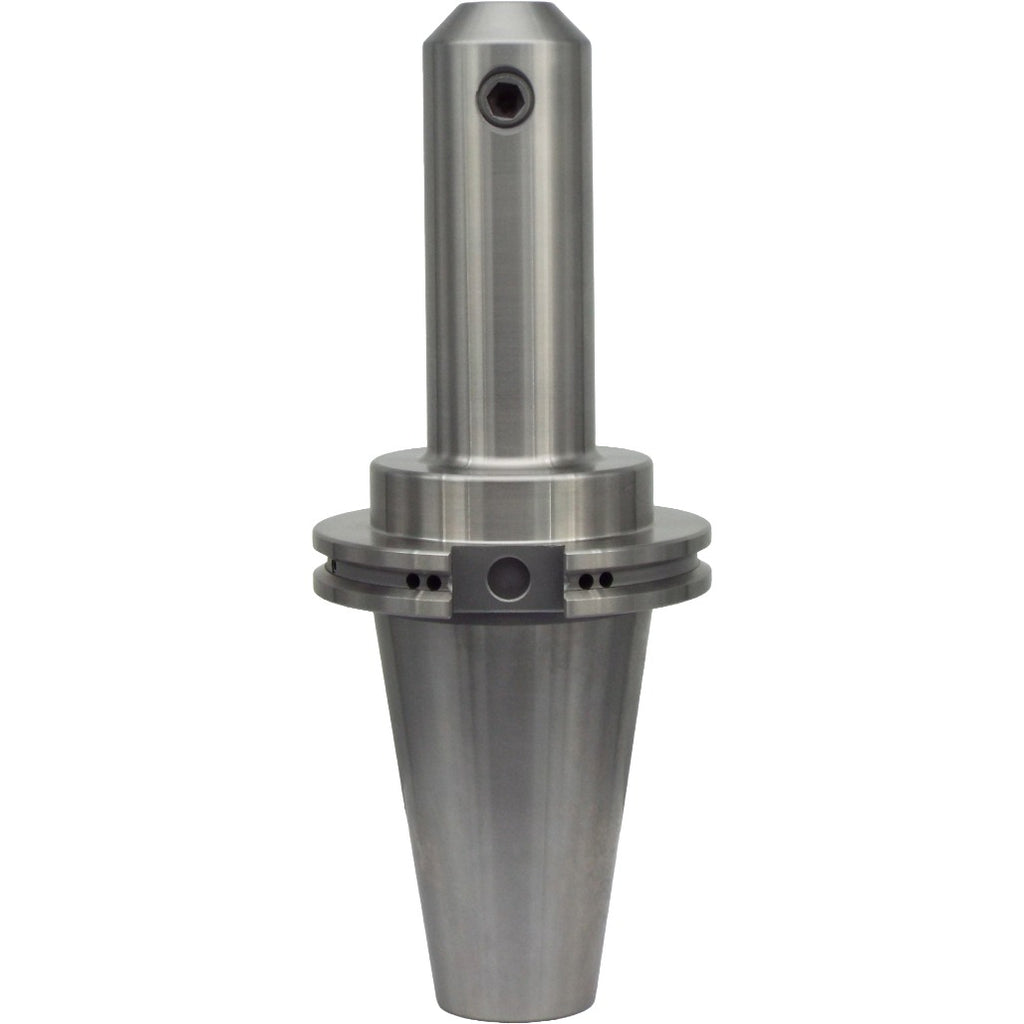 High-precision end mill holders for CNC machines, featuring Taper-to-taper runout under 0.0002", AD+B coolant passage, and alloy steel construction for maximum durability and accuracy.