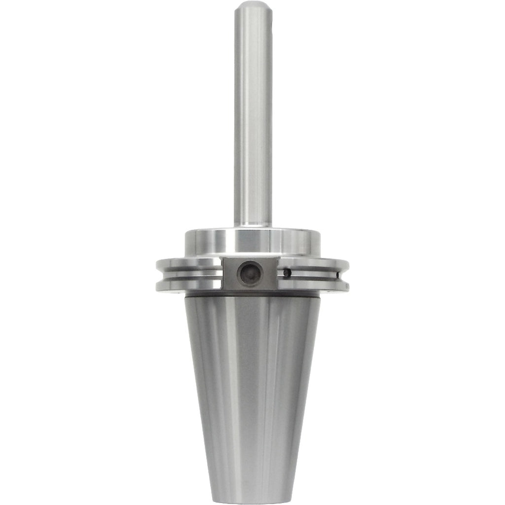 Taper-to-taper end mill holders with precise dimensions and high-performance features for machining, balanced at G2.5 25,000 RPM, and made from high-quality chrome alloy steel for durability.