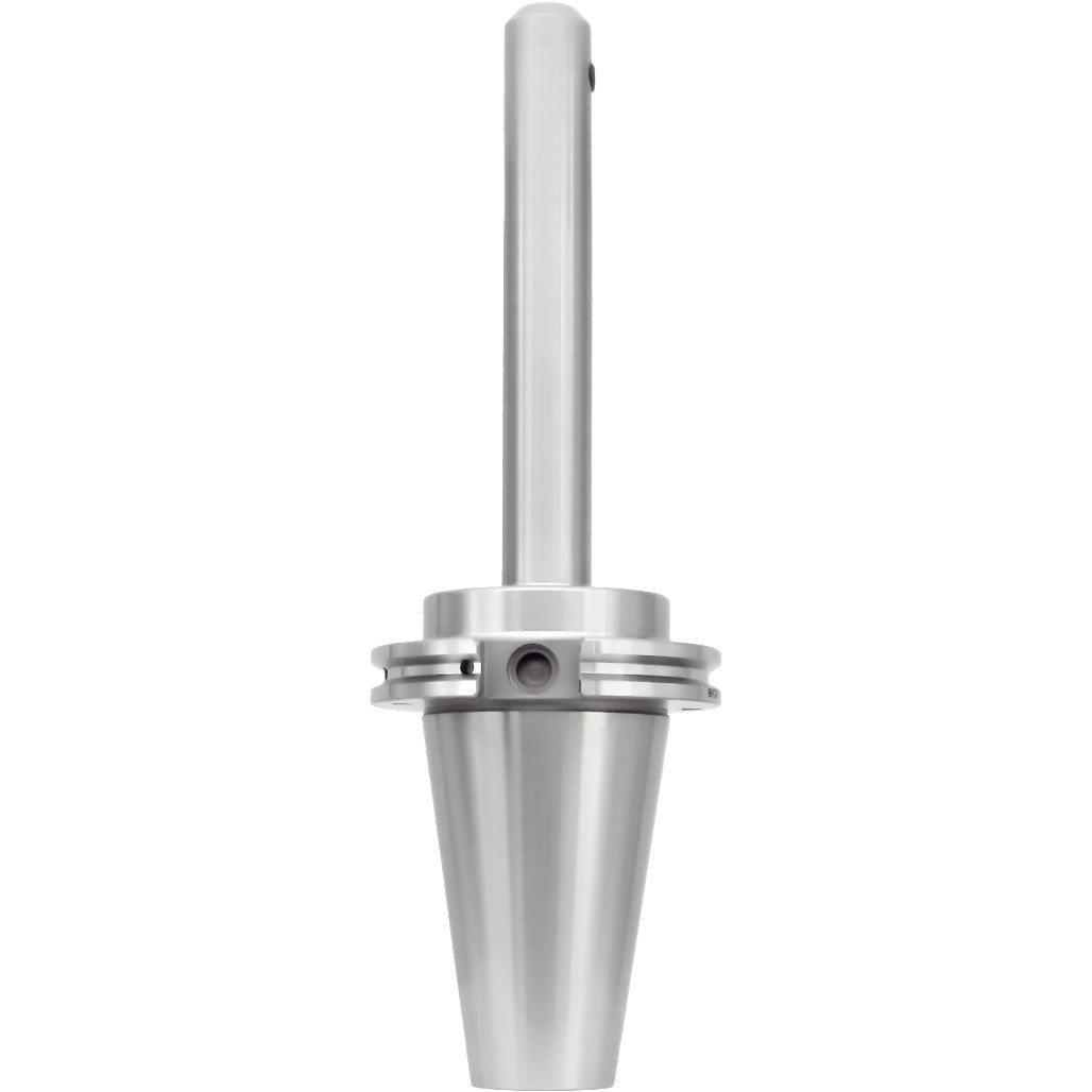 High-quality end mill holders for precise CNC machining, featuring balanced G2.5 at 25,000 RPM, hardened steel construction, and accurate taper-ground design for optimal tool stability and performance.