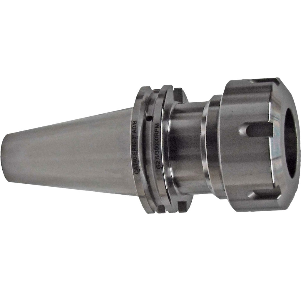 ER 40 CAT40 COLLET CHUCK X 3"  G2.5 X 30,000 RPM (0.0001 T.I.R.) With Round Nut Shop'sChoice™