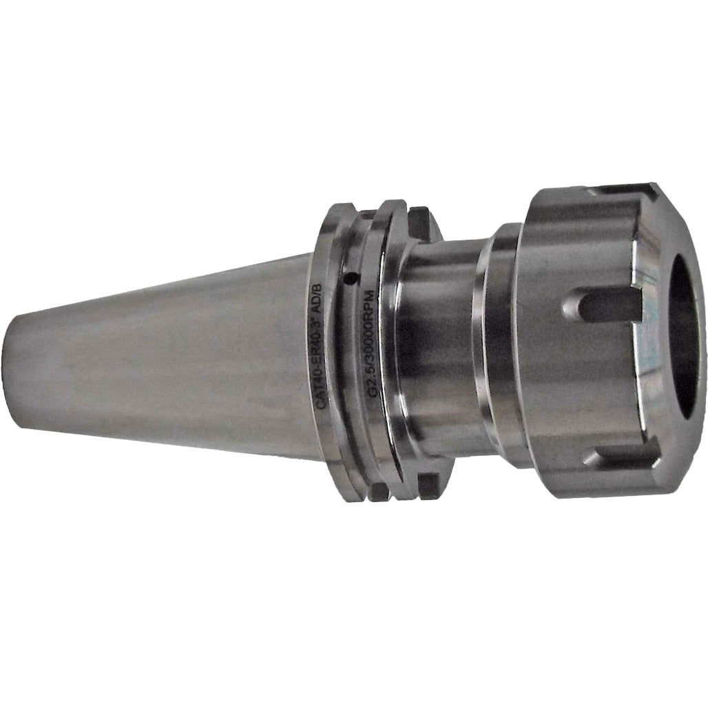 ER 40 CAT40 COLLET CHUCK X 3"  G2.5 X 30,000 RPM (0.0001 T.I.R.) With Round Nut Shop'sChoice™