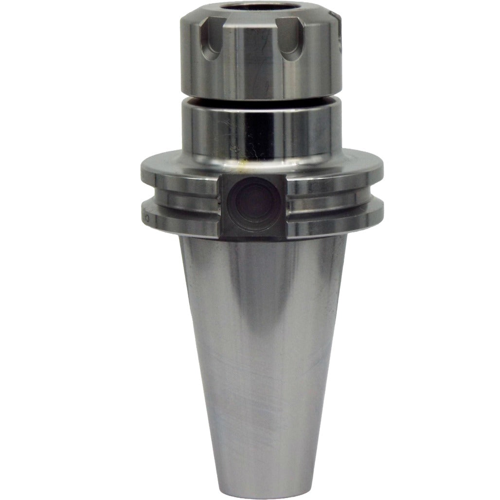 ER Collet Chucks CAT40 for precision machining and tooling, featuring high grip strength, customizable coolant options, and compatibility with various standard modifications for CNC productivity.