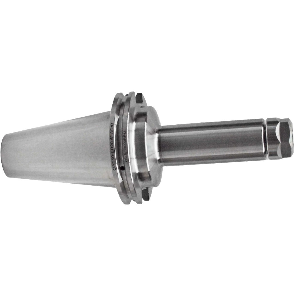 ER 20 CAT50 COLLET CHUCK X 6"  G2.5 X 25,000 RPM (0.0001 T.I.R.) With Hex Nut Shop'sChoice™