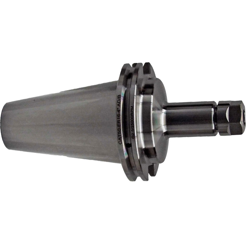 ER 16 CAT50 COLLET CHUCK X 4"  G2.5 X 25,000 RPM (0.0001 T.I.R.) With Hex Nut Shop'sChoice™