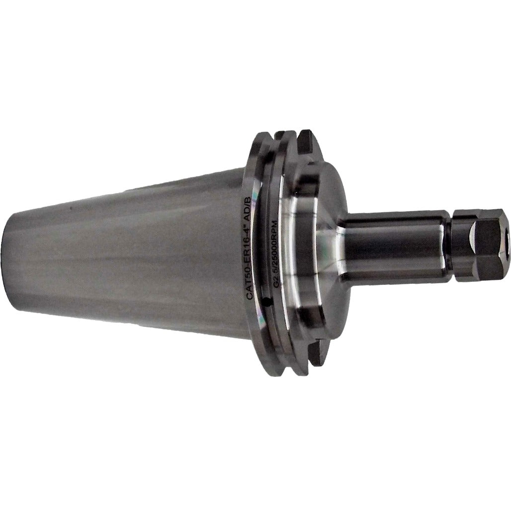 ER 16 CAT50 COLLET CHUCK X 4"  G2.5 X 25,000 RPM (0.0001 T.I.R.) With Hex Nut Shop'sChoice™