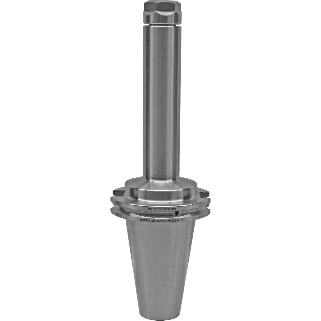 ER Collet Chucks CAT50 for precision machining and tool holding, featuring balanced G2.5 at 25,000 RPM and high-quality chrome alloy steel construction for durability and accuracy.