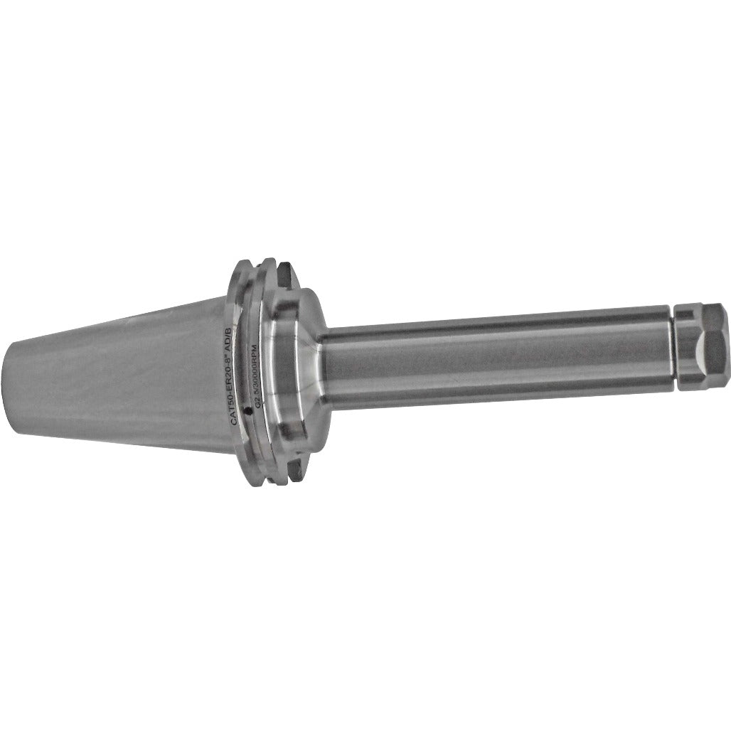ER 20 CAT50 COLLET CHUCK X 8"  G2.5 X 25,000 RPM (0.0001 T.I.R.) With Hex Nut Shop'sChoice™