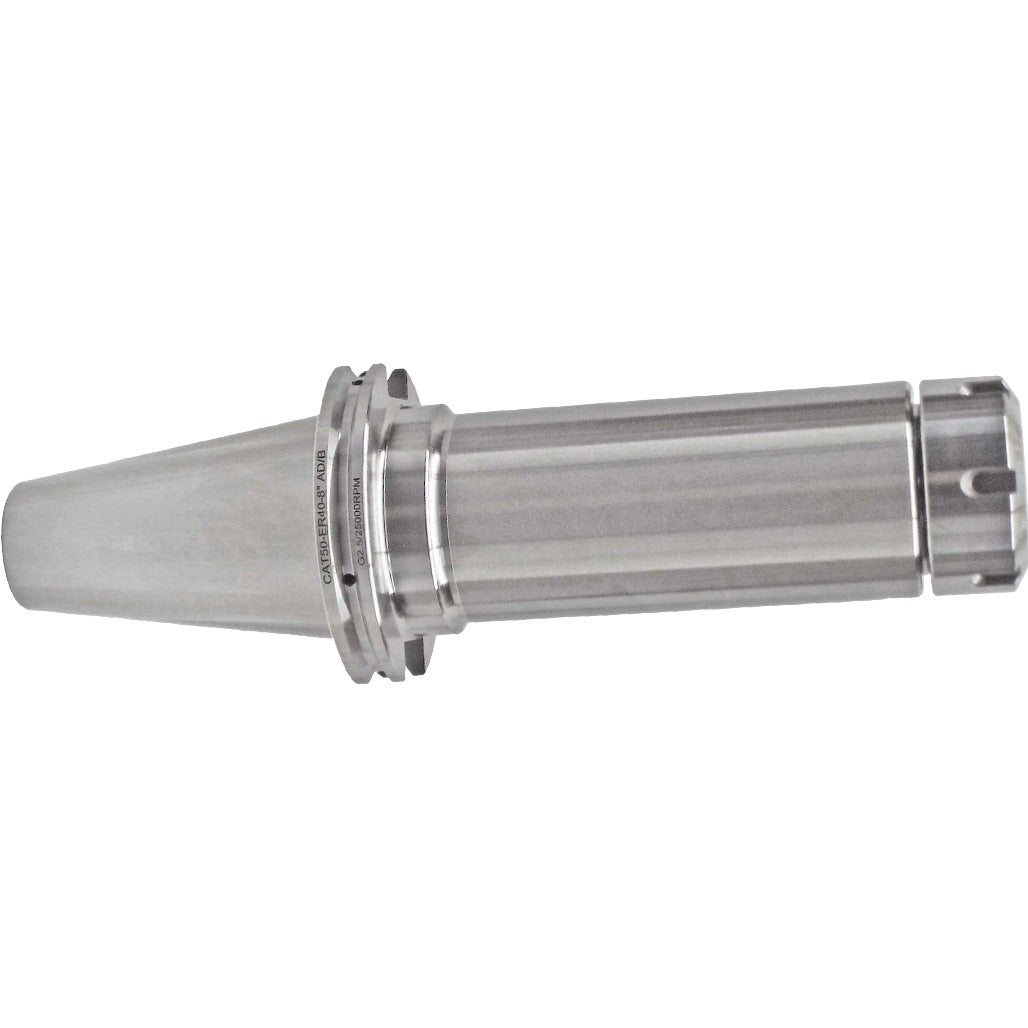 ER 40 CAT50 COLLET CHUCK X 8"  G2.5 X 25,000 RPM (0.0001 T.I.R.) With Round Nut Shop'sChoice™