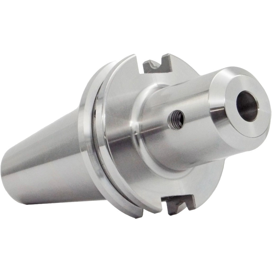 Precision CNC machine tool holder for industrial manufacturing and machining applications.