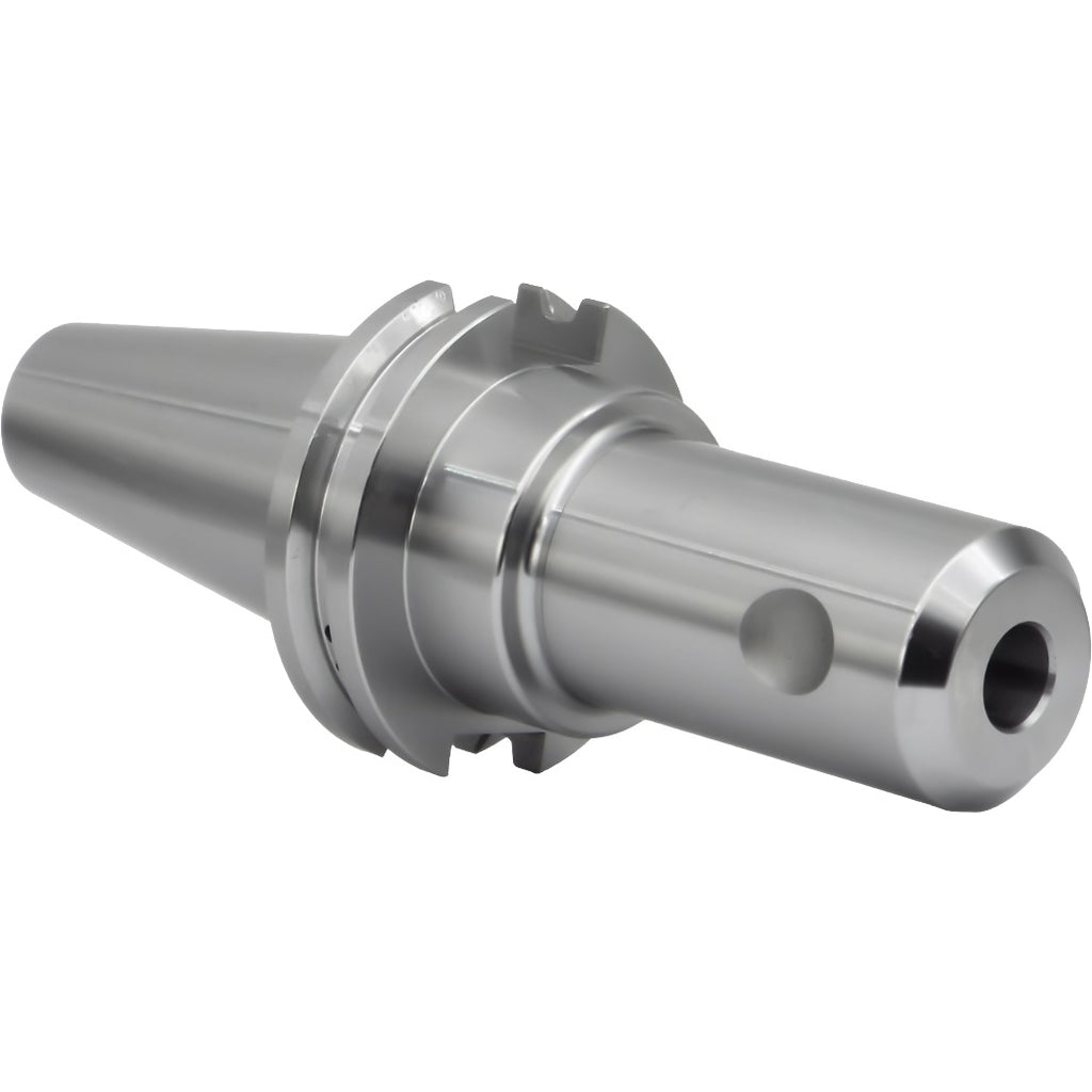 High-precision CNC machine tool holder for machining centers, made of durable steel, ensuring stability and accuracy during cutting operations. Suitable for industrial manufacturing applications.