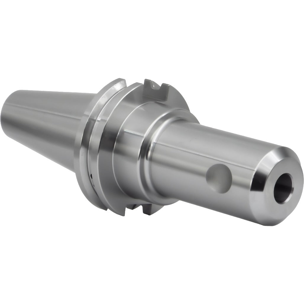High-precision CNC machine tool holder for machining centers, made of durable steel, ensuring stability and accuracy during cutting operations. Suitable for industrial manufacturing applications.