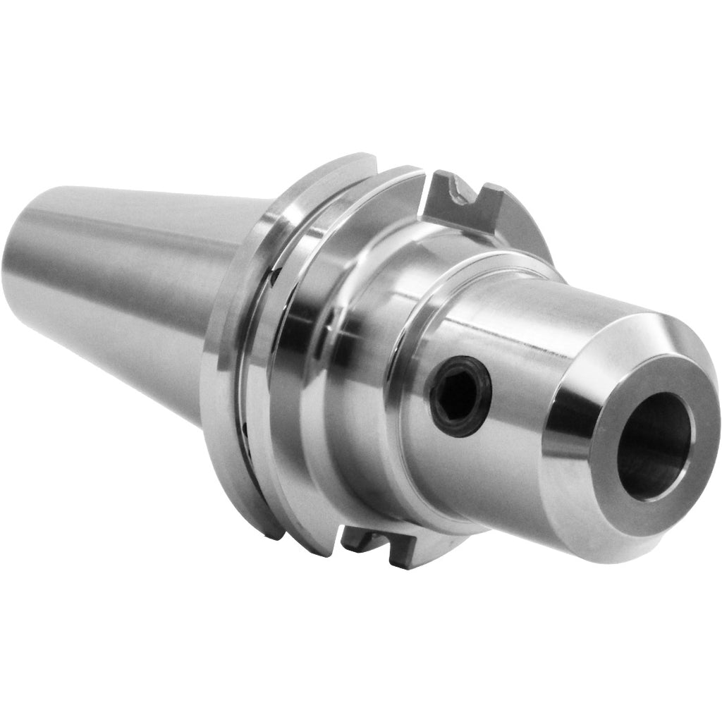 High-precision industrial machine tool holder for CNC machining, durable steel construction, compatible with various cutting tools for manufacturing and machining applications.