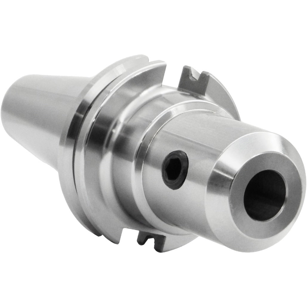 Precision CNC machine tool holder for manufacturing and machining operations.